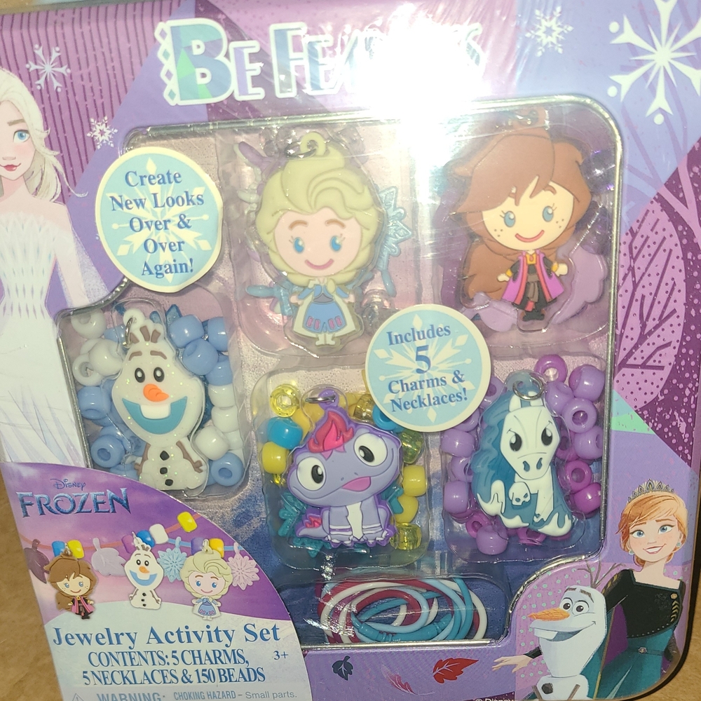 Frozen Jewelry Activity Set for Kids - Multicolor